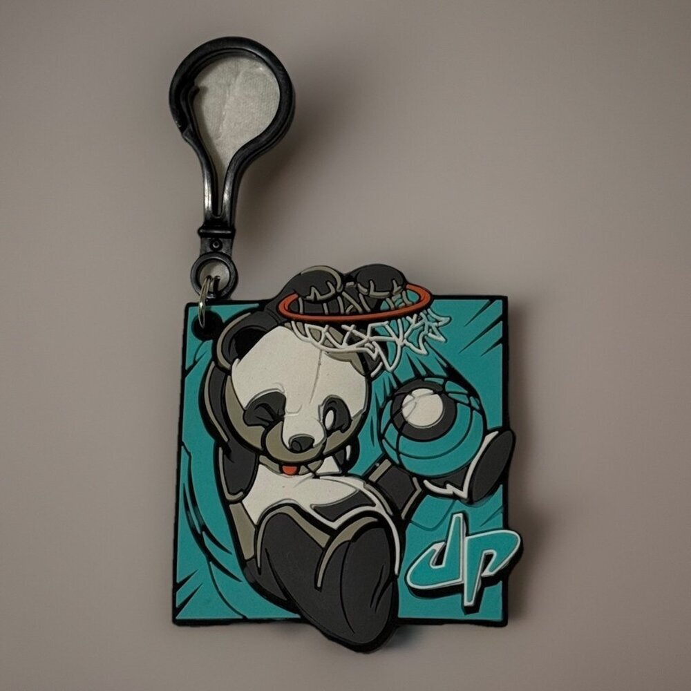 Panda Slam Dunk Basketball Dude‎ Perfect KeyChain RARE Backpack Keys Accessory